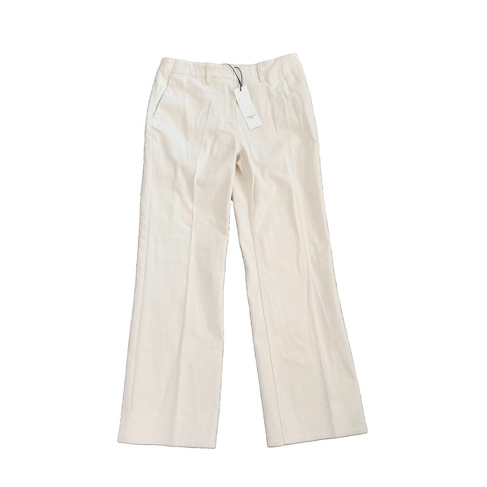 New Elizabeth and James Terry Wide Leg Denim Jeans in Alabaster 26 $225 NWT
